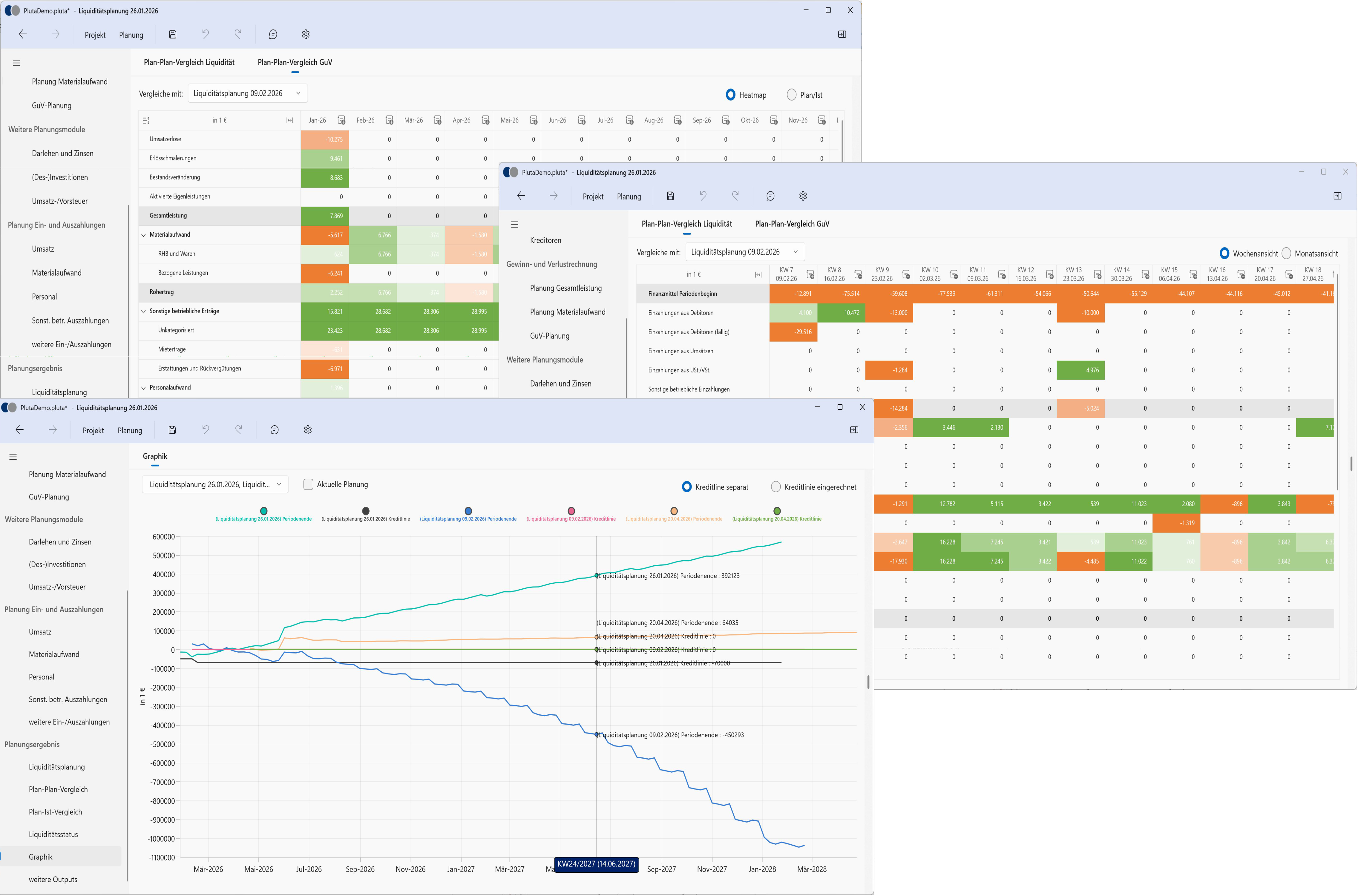 Screenshot: PLUTA LiquiTool Impressionen